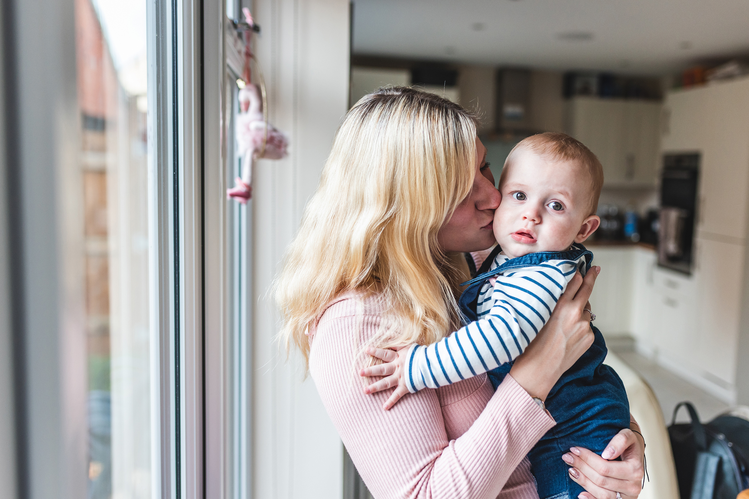 Mother,And,Son,Portrait,In,The,Kitchen,-,Happy,Little